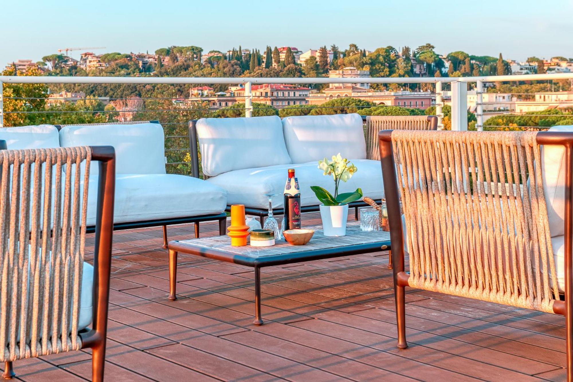 Skylife 360 Rooftop Penthouse Appartement Rome